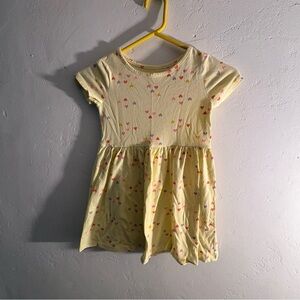 Cat & Jack Yellow Dress with Heart Design size 5T